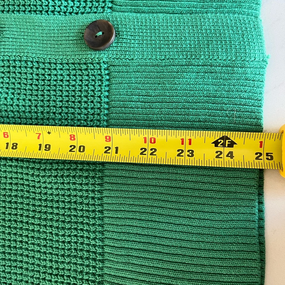 J. Jill Vibrant Green Cardigan Sweater - Picture 4 of 5